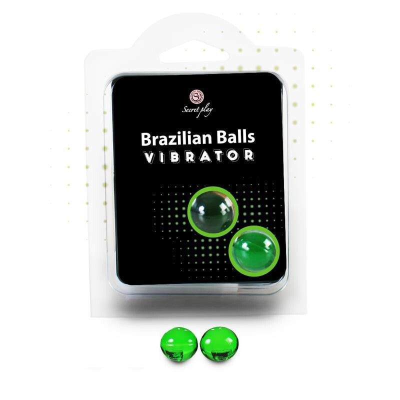 Интимный крем или дезодорант SECRET PLAY Set 2 Brazilian Balls Vibration