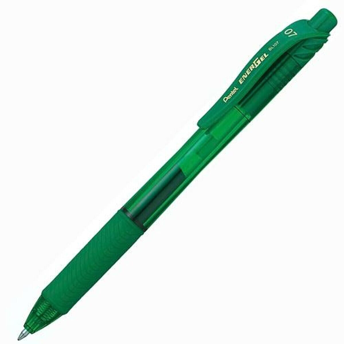 Ручка Pentel EnerGel Зеленый 0,7 mm (12 Предметы)