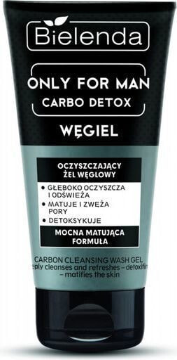 Bielenda Only for Man Carbo Detox Face cleansing gel with charcoal 150ml