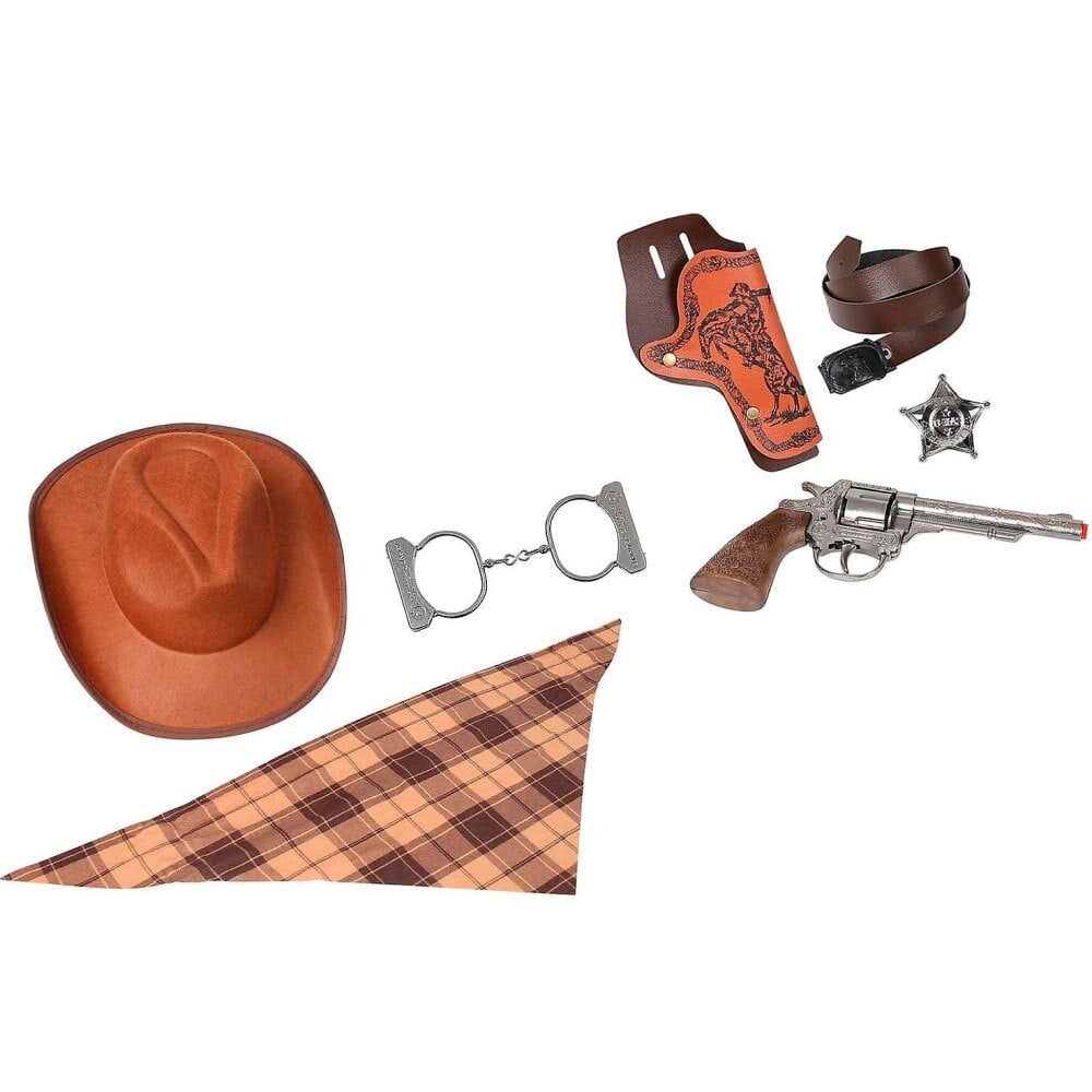 GENERICO Revolver Cowboy Set+72x37 cm Hat