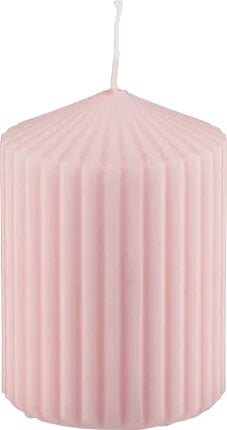 Rillenkerze 100/70 soft pink, 1 St