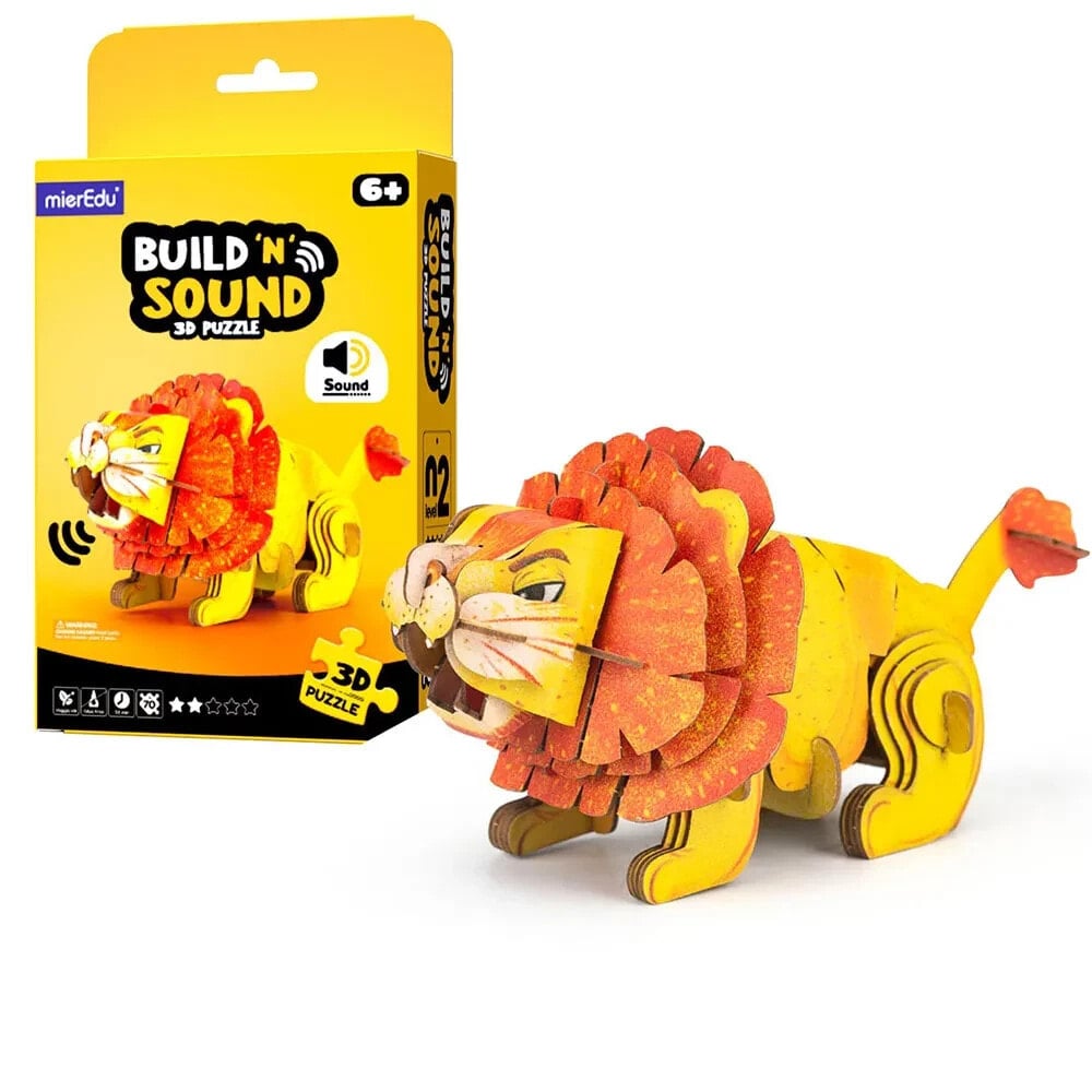 MIEREDU 3D mini puzzle with lion sound