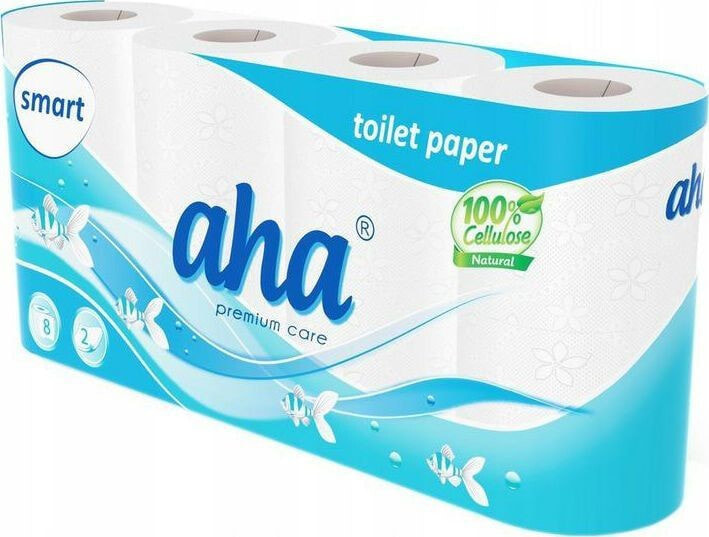 Туалетная бумага или бумажные полотенца Lumarko Aha Premium Care Papier Toaletowy 8szt