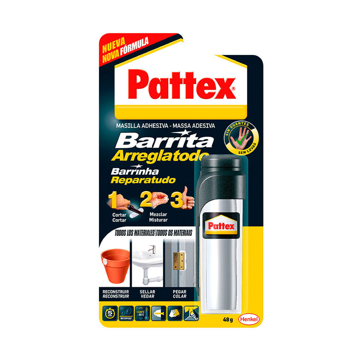 Планка Pattex 14010225 Ремонтный набор Белый