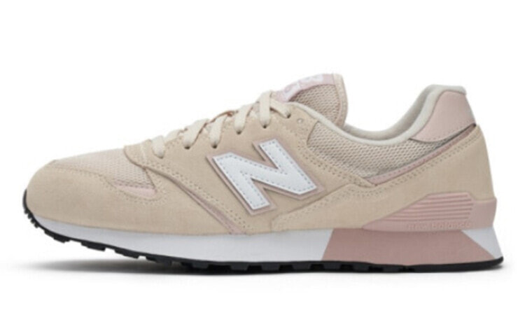 New Balance NB 446 舒适 低帮 跑步鞋 女款 米色 D宽 / Кроссовки New U446XA