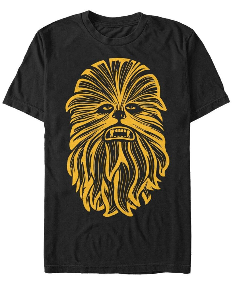 Star Wars Men's Classic Chewbacca Face Short Sleeve T-Shirt