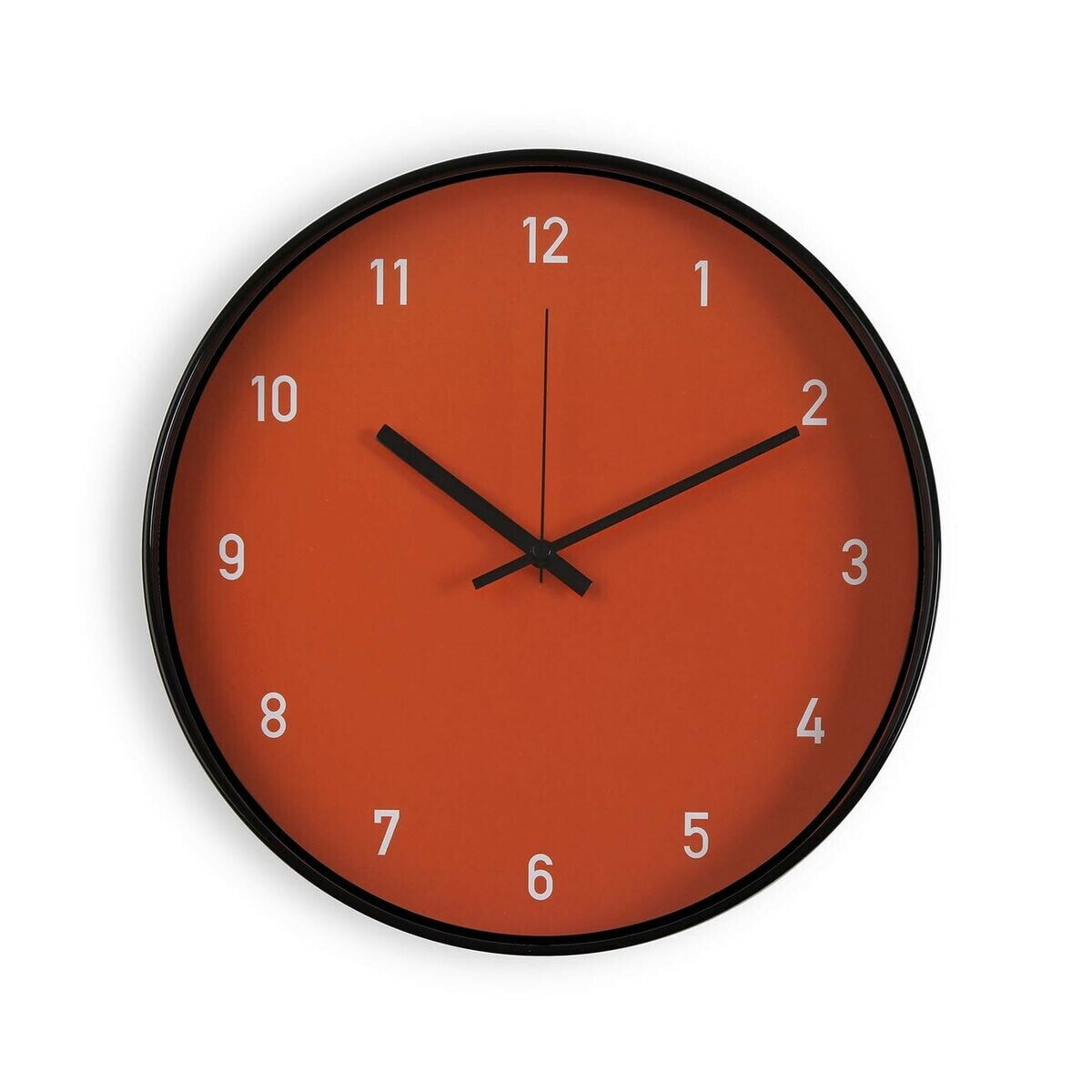 Настенное часы Versa терракот Стеклянный Пластик 4 x 30 x 30 cm