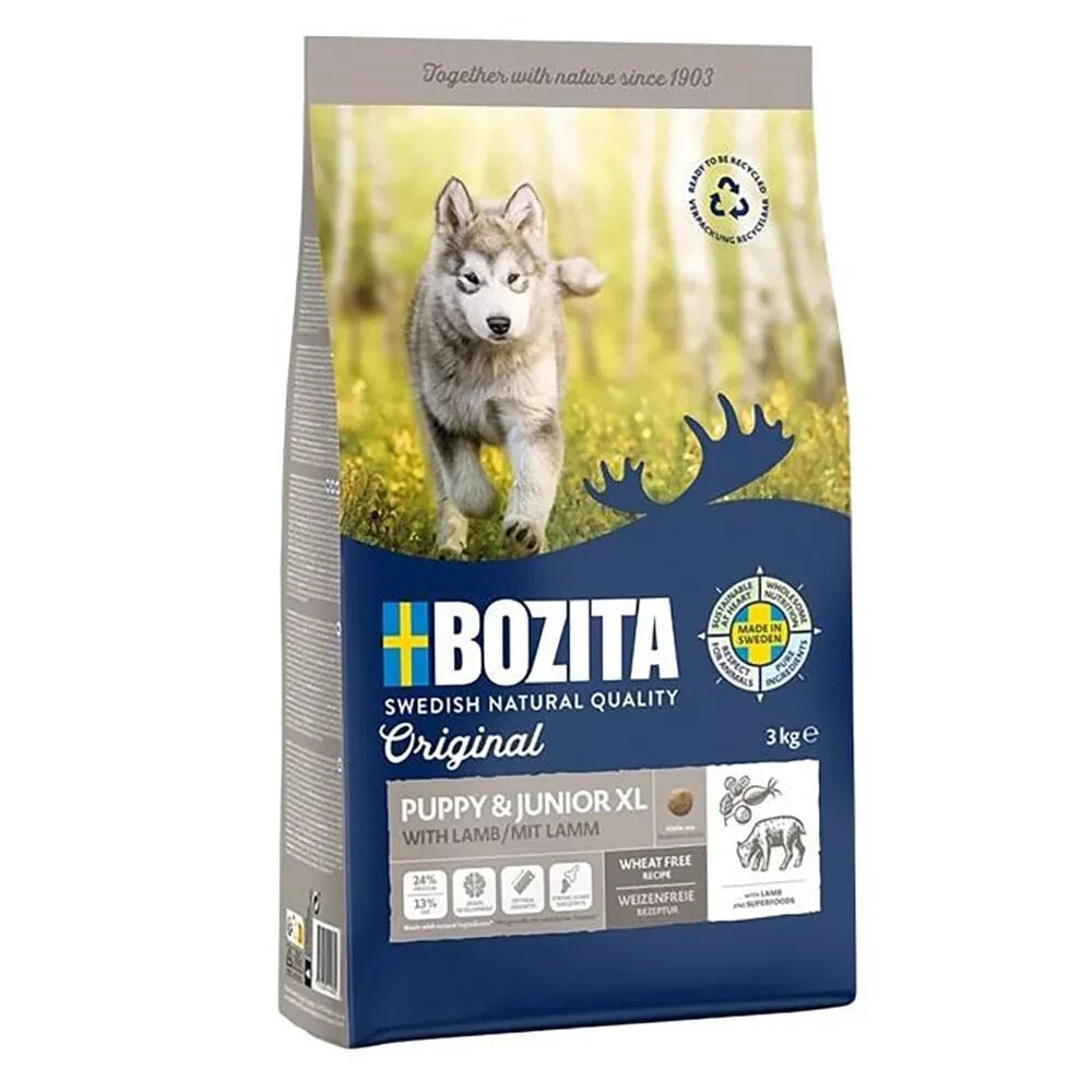 BOZITA Original & juniorlamb dog food 12kg