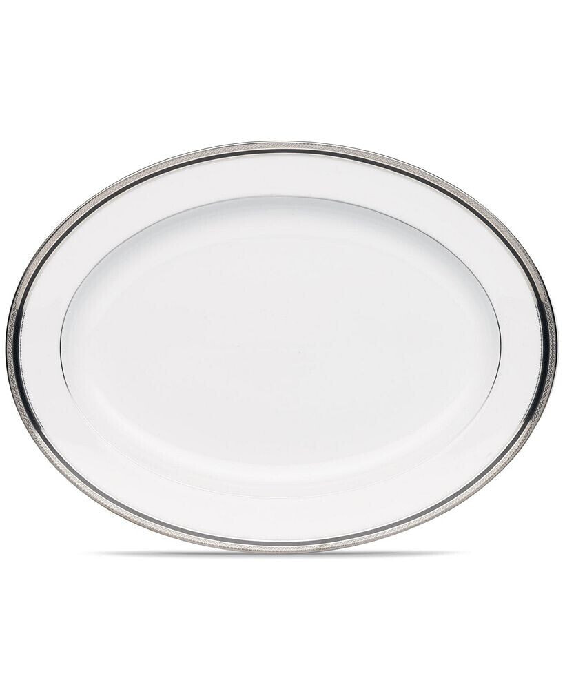 Noritake dinnerware, Austin Platinum Large Oval Platter