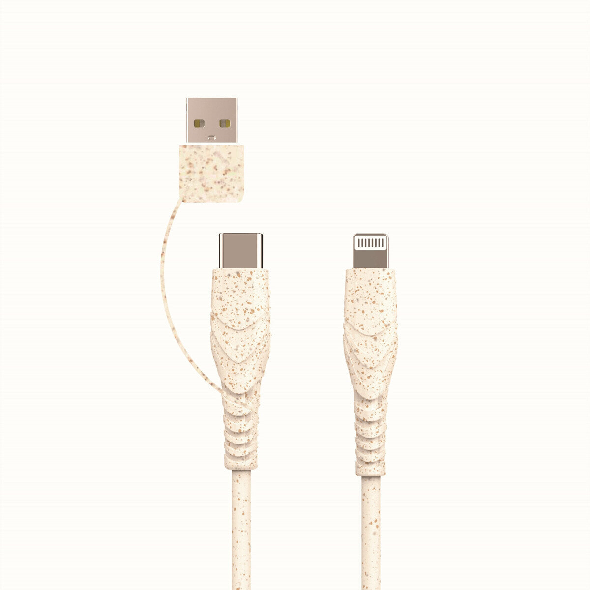 USB-C to Lightning&USB-A 3A 1.2M - Cable - Digital