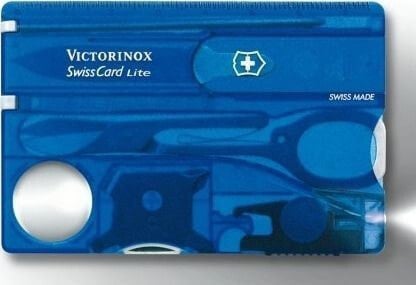 Мультитул для охоты Victorinox Multitool SwissCard niebieski