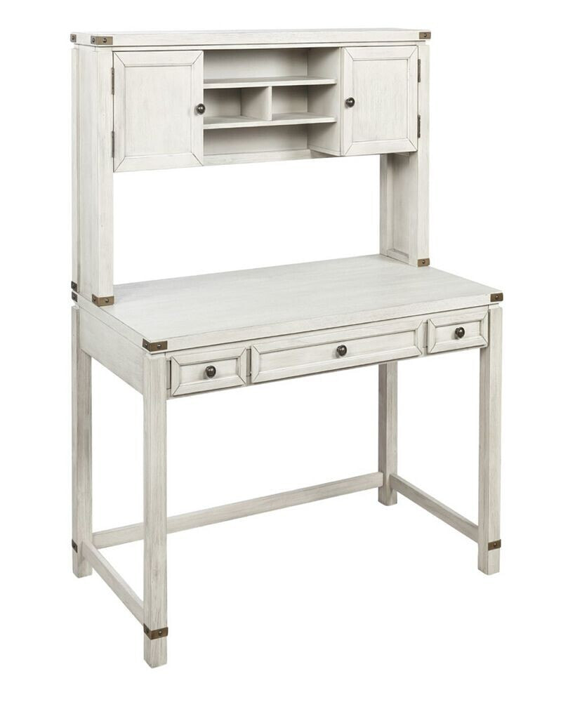 OSP Home Furnishings baton Rouge Desk with Hutch