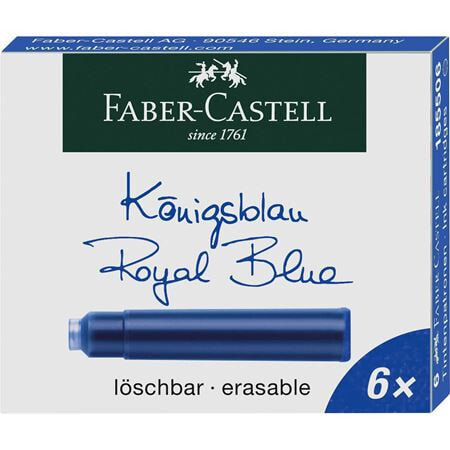 Faber-Castell 185506 стержень для ручки Синий 6 шт