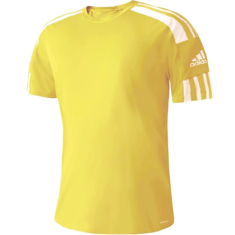 Мужская спортивная футболка желтая T-shirt adidas Squadra 21 JSY Y Jr GN5744