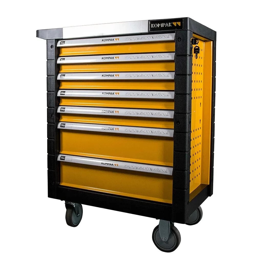 KOMPAK LZ02 173 Pieces 5 Drawers Tool Trolley