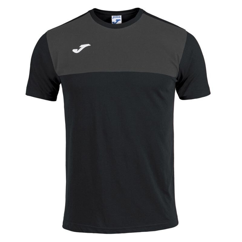 Мужская футболка спортивная черная с логотипом Joma Winner T-shirt M 101683.110
