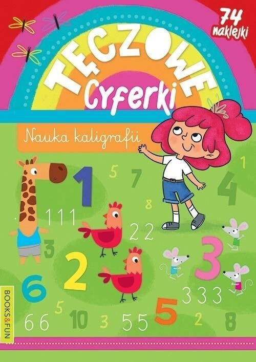 Раскраска для рисования Books And Fun Tęczowe cyferki