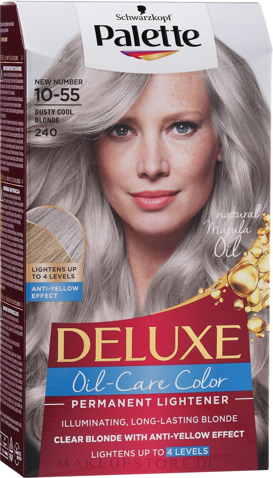 Permanente Haarfarbe - Palette Deluxe Oil-Care Color 3 Ks