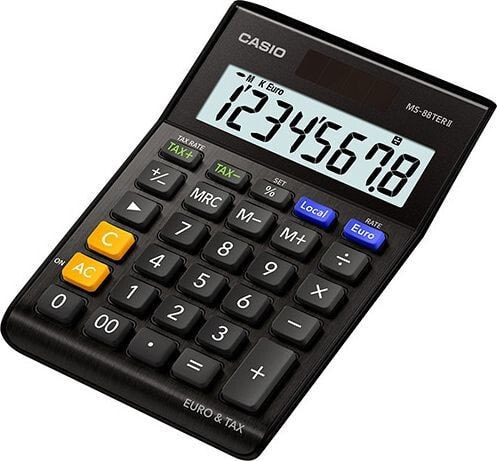 Casio Calculator (MS-88TERII-BK-S)