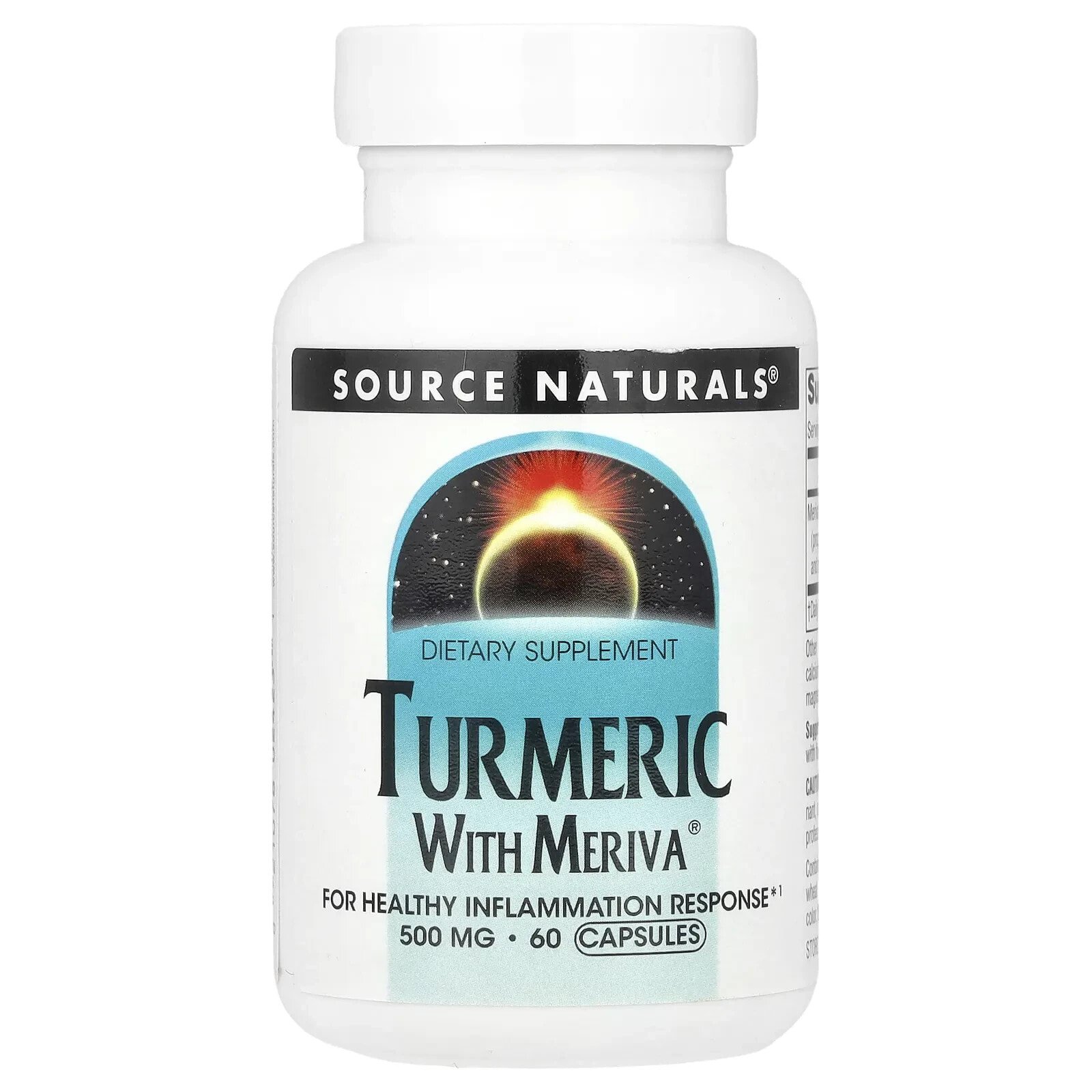 Turmeric With Meriva, 500 mg, 120 Capsules