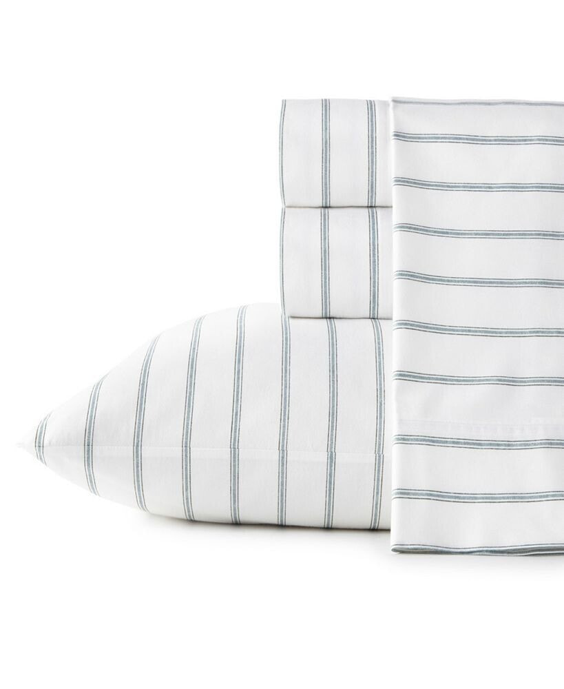 Stone Cottage trenton Stripe Cotton Percale Full Sheet Set