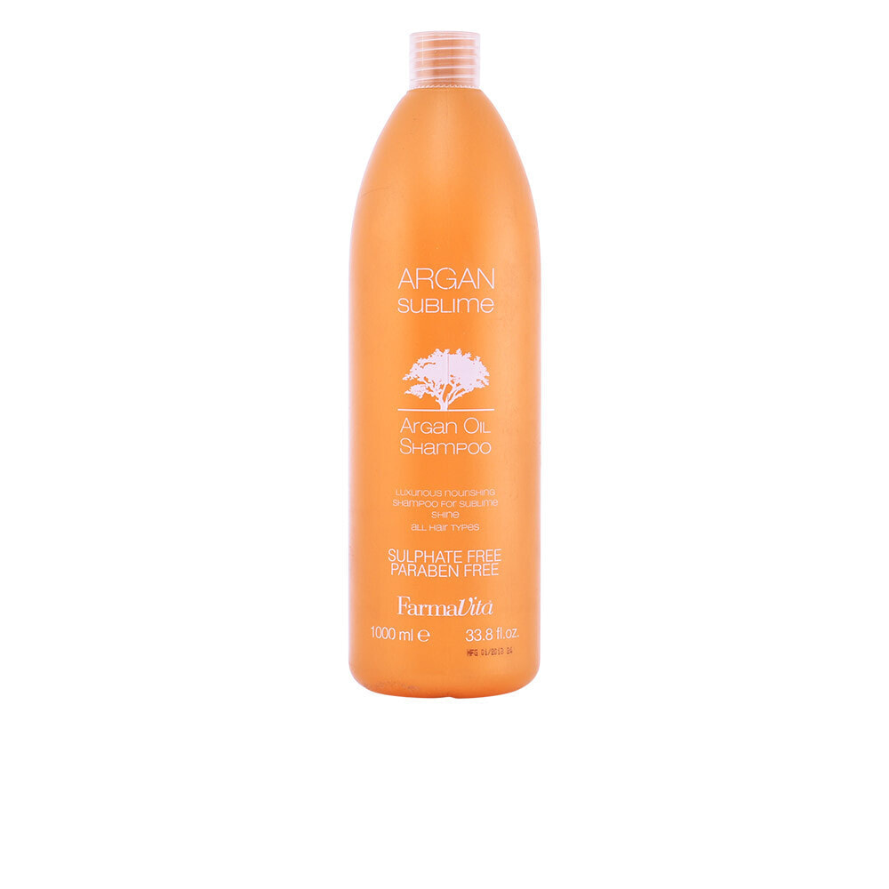 Farmavita Argan Sublime Argan Oil Shampoo Безсульфатный шампунь с аргановым маслом 1000 мл