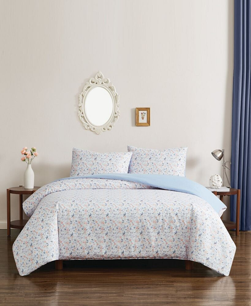 Truly Soft maine Floral 2 Piece Duvet Cover Set, Twin/Twin XL