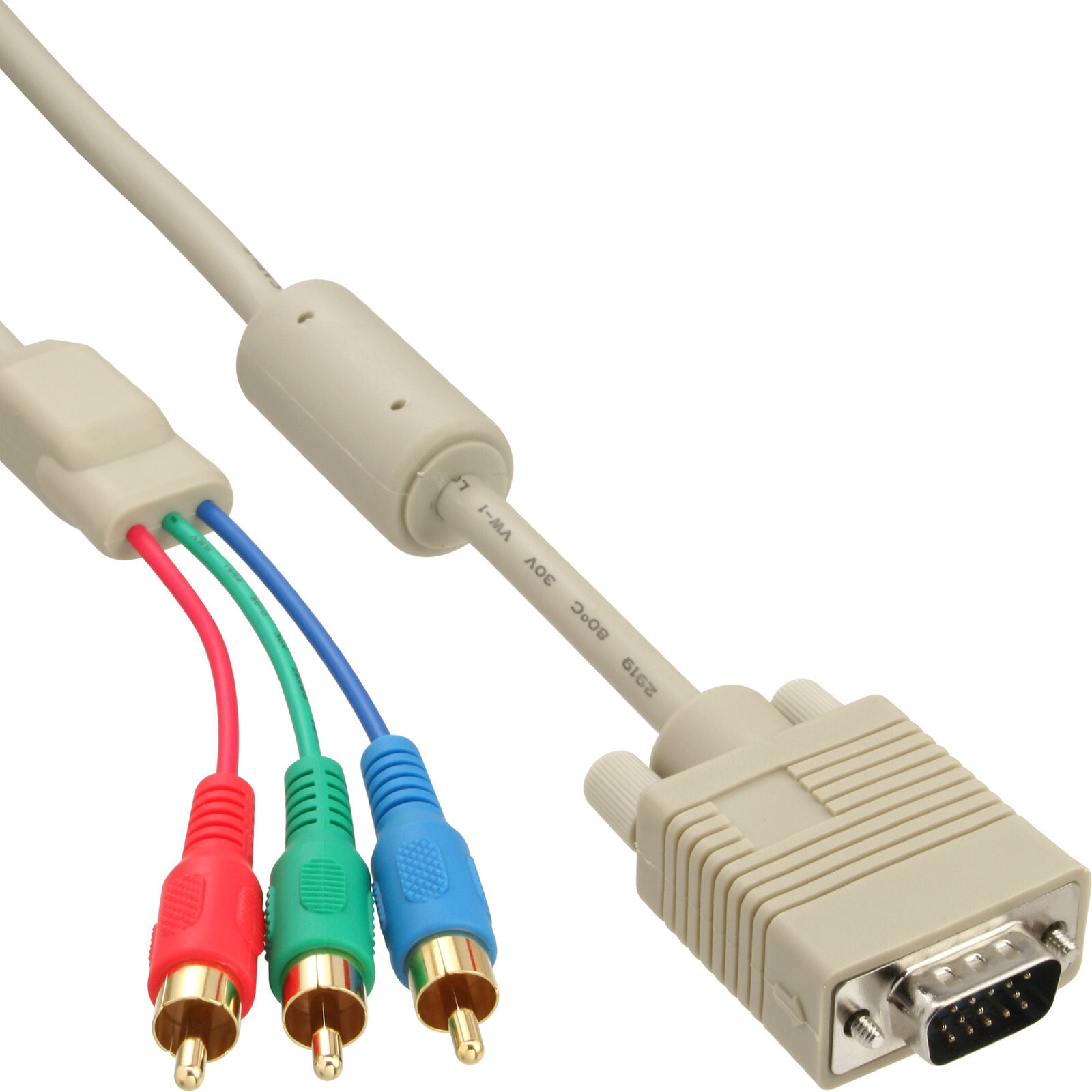 Check video cable. Кабель VGA 3 RGB. Кабель ВГА на РГБ. Кабель inline VGA-VGA 0,5 mm. Monitor Cable RCA-RCA.