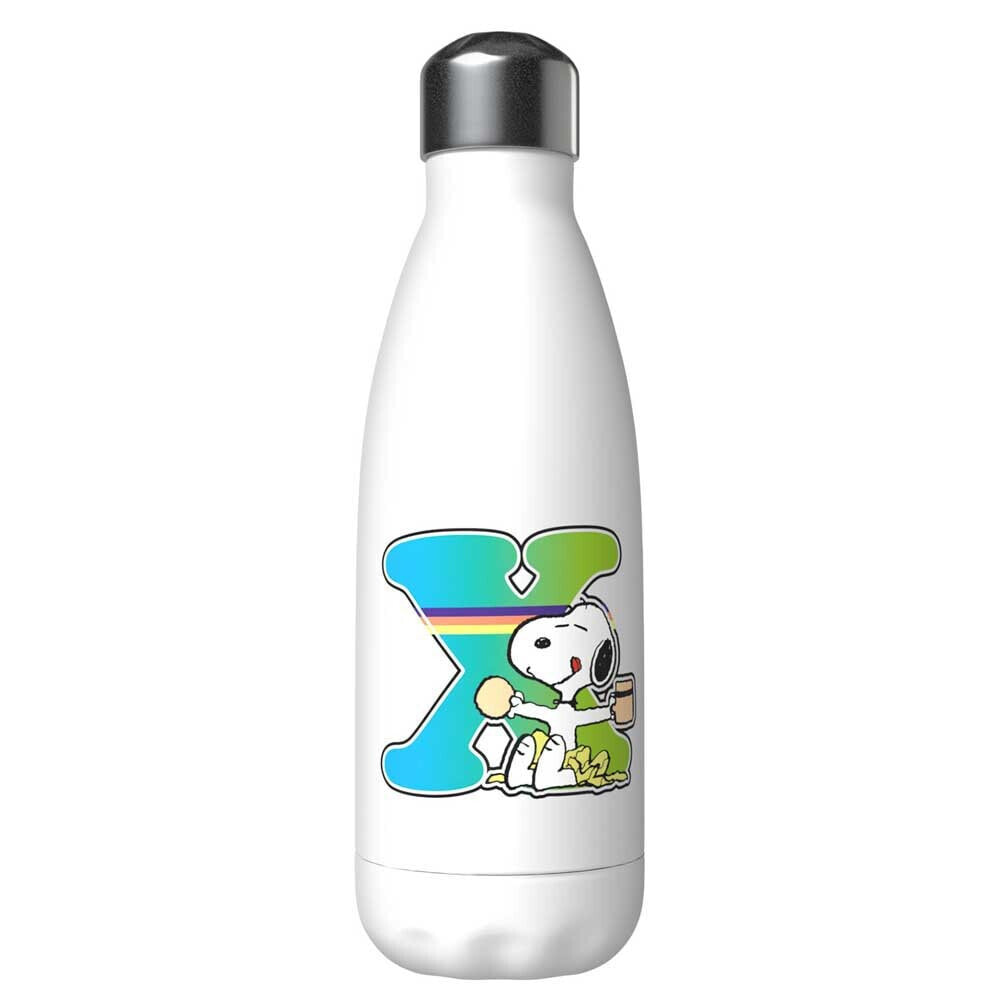 SNOOPY Letter X Customized Stainless Steel Bottle 550ml