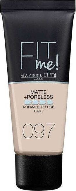Maybelline Fit Me Matte + Poreless Матирующий тональный крем, сглаживающий поры 30 мл