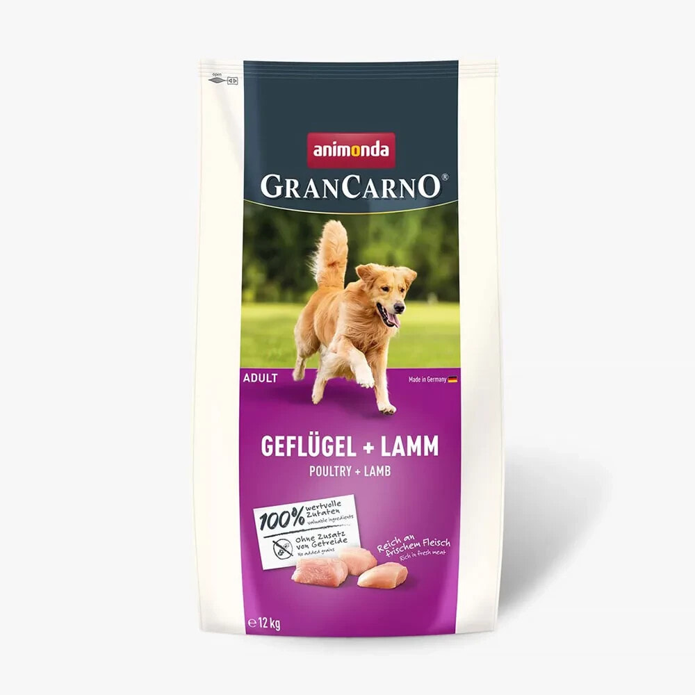 ANIMONDA Gran carno adult poultry with lamb dog food 12kg