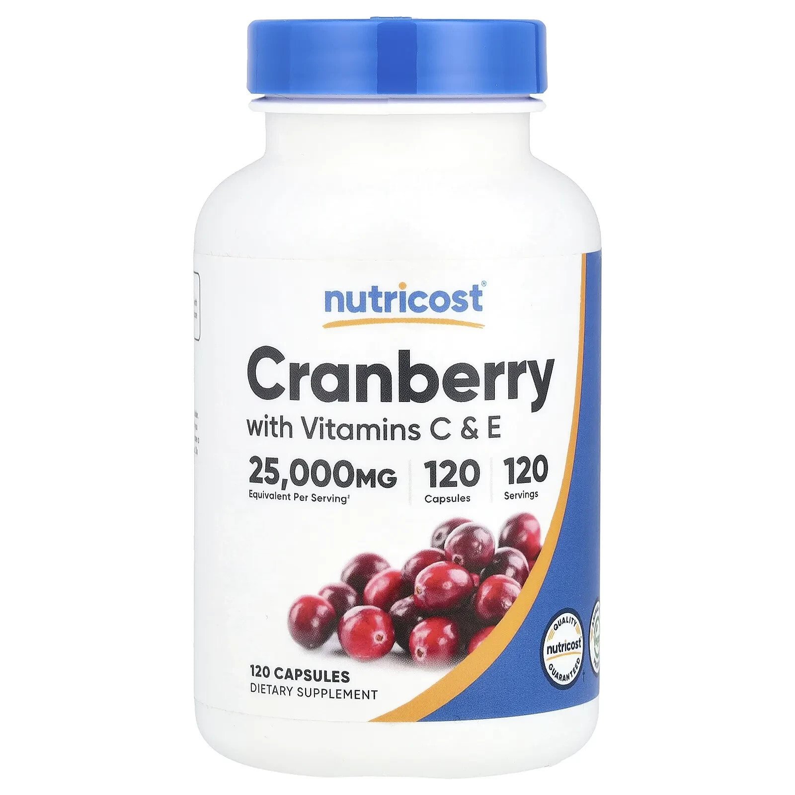 Cranberry with Vitamins C & E, 120 Capsules