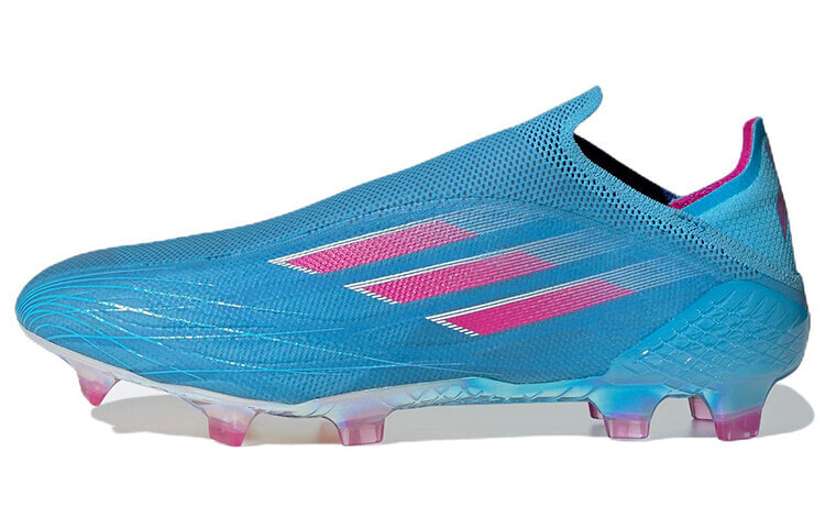 adidas X Speedflow+ FG 硬天然草坪足球鞋 男女同款 蓝粉 / Бутсы футбольные Adidas X GW7435