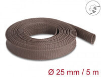 Delock 20906 - Cable cover - Brown - Polyester - Flame resistant - China - -70 - 125 °C