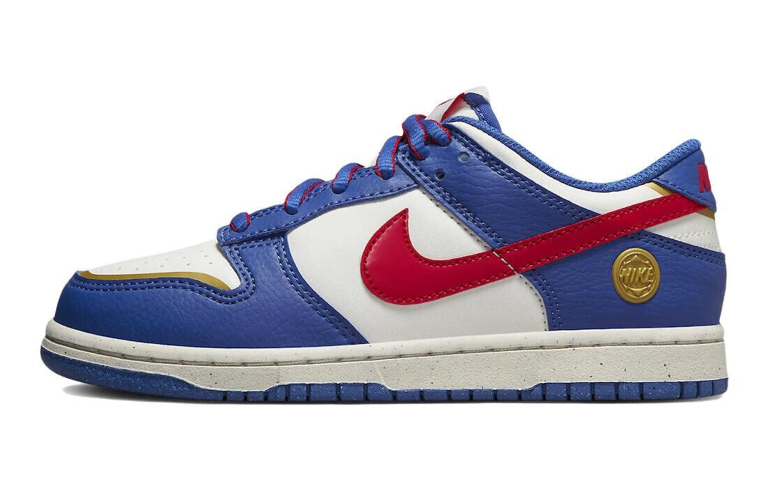 Nike Dunk Low Superhero 耐磨 低帮 板鞋 GS 蓝白色 / Кроссовки Nike Dunk Low Superhero GS FD0673-400