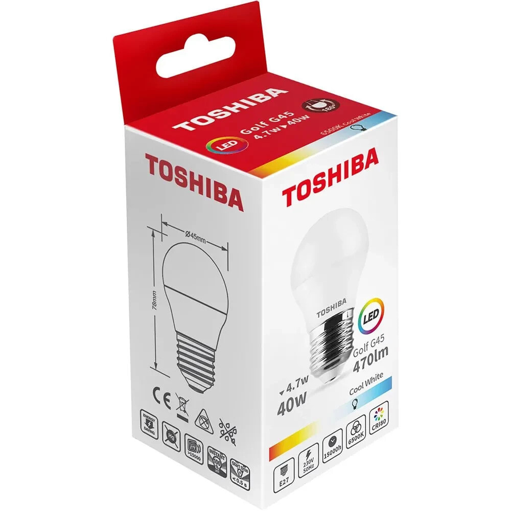 TOSHIBA 384778 G45 E27 5W led bulb