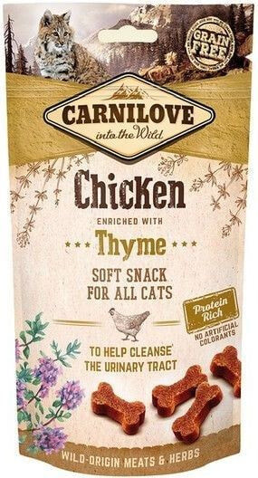 Лакомство для кошек Carnilove Carnilove Cat Snack Fresh Soft Chicken+Thyme 50g