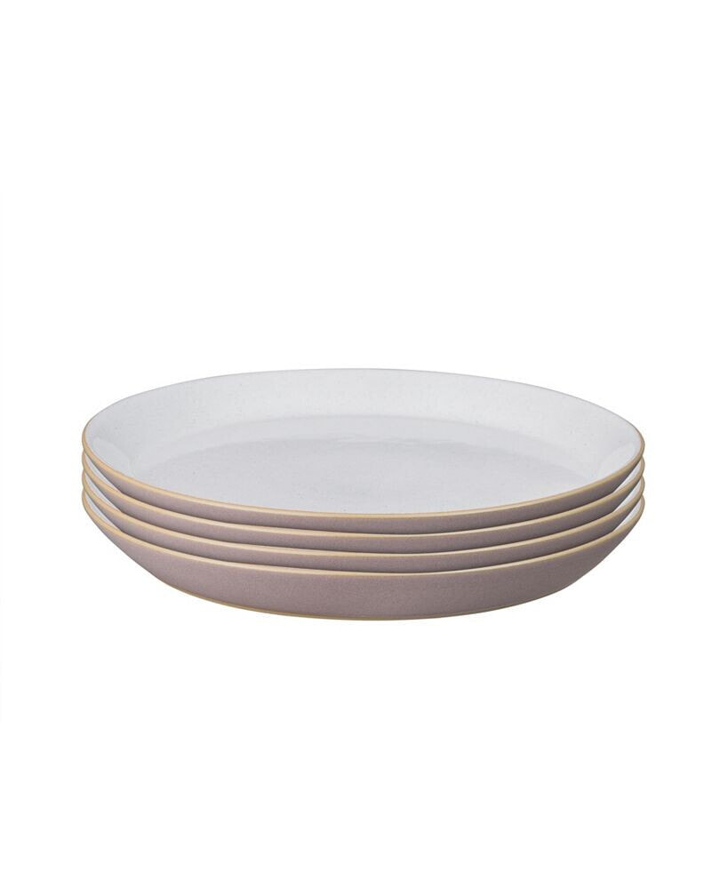 Denby Impression Pink Set of 4 Dinner Plates