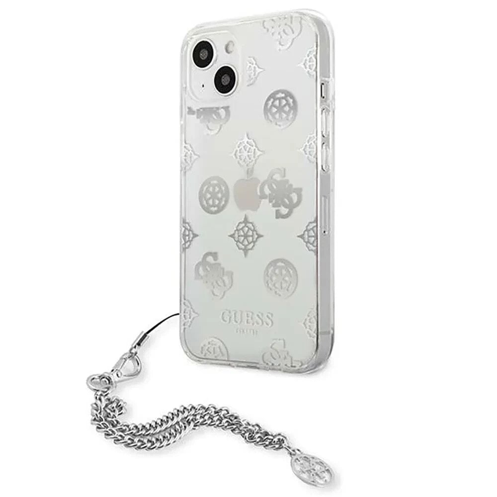 GUESS Guhcp13Skspesi iPhone 13 Mini 5.4 Peony Chain Collection phone case