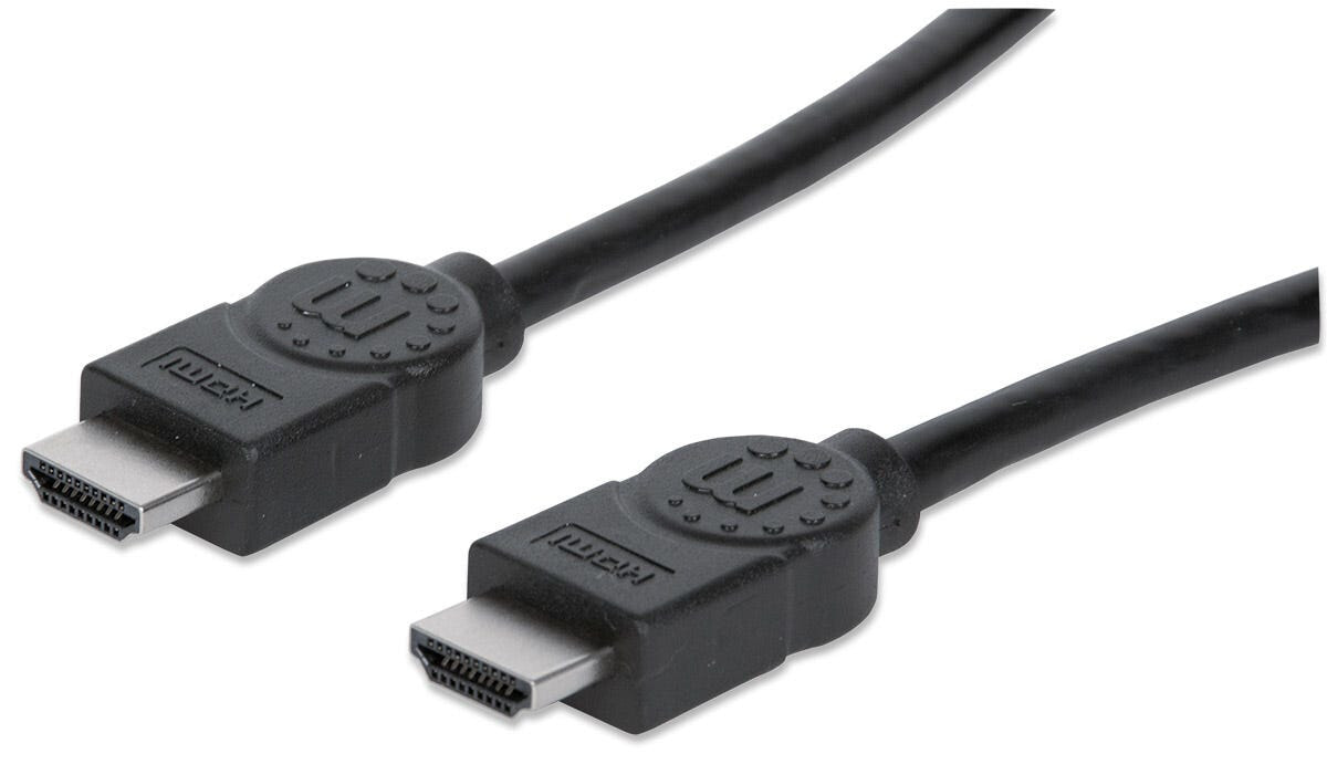 Manhattan 306126 HDMI кабель 3 m HDMI Тип A (Стандарт) Черный