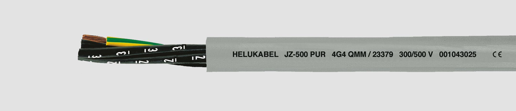 Helukabel 23334 - Low voltage cable - Grey - Polyvinyl chloride (PVC) - Cooper - -15 - 80 °C - -40 - 80 °C