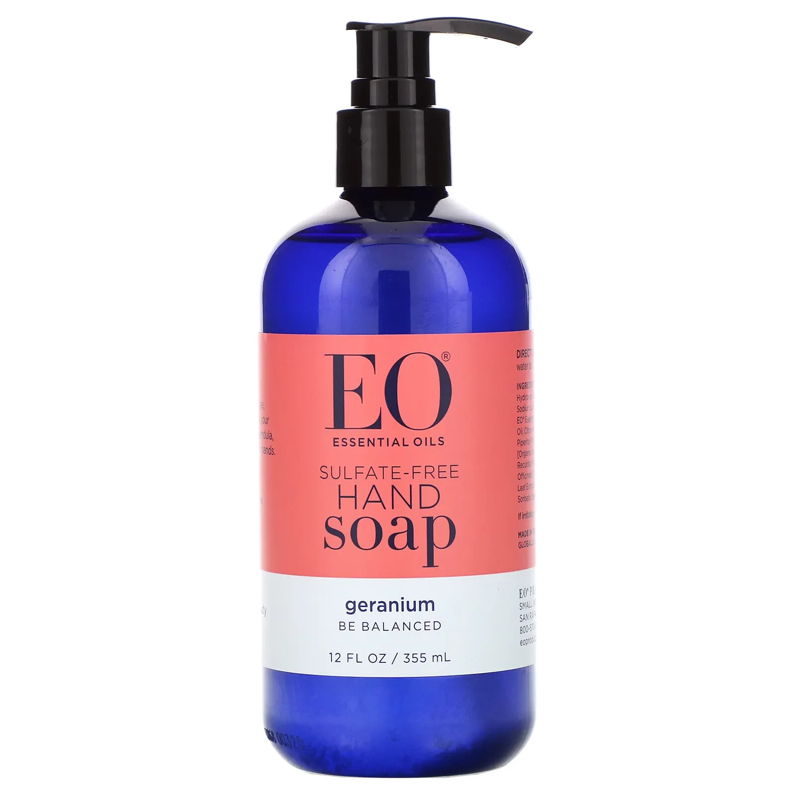 Hand Soap, Energizing Lemon Eucalyptus, 12 fl oz (355 ml)