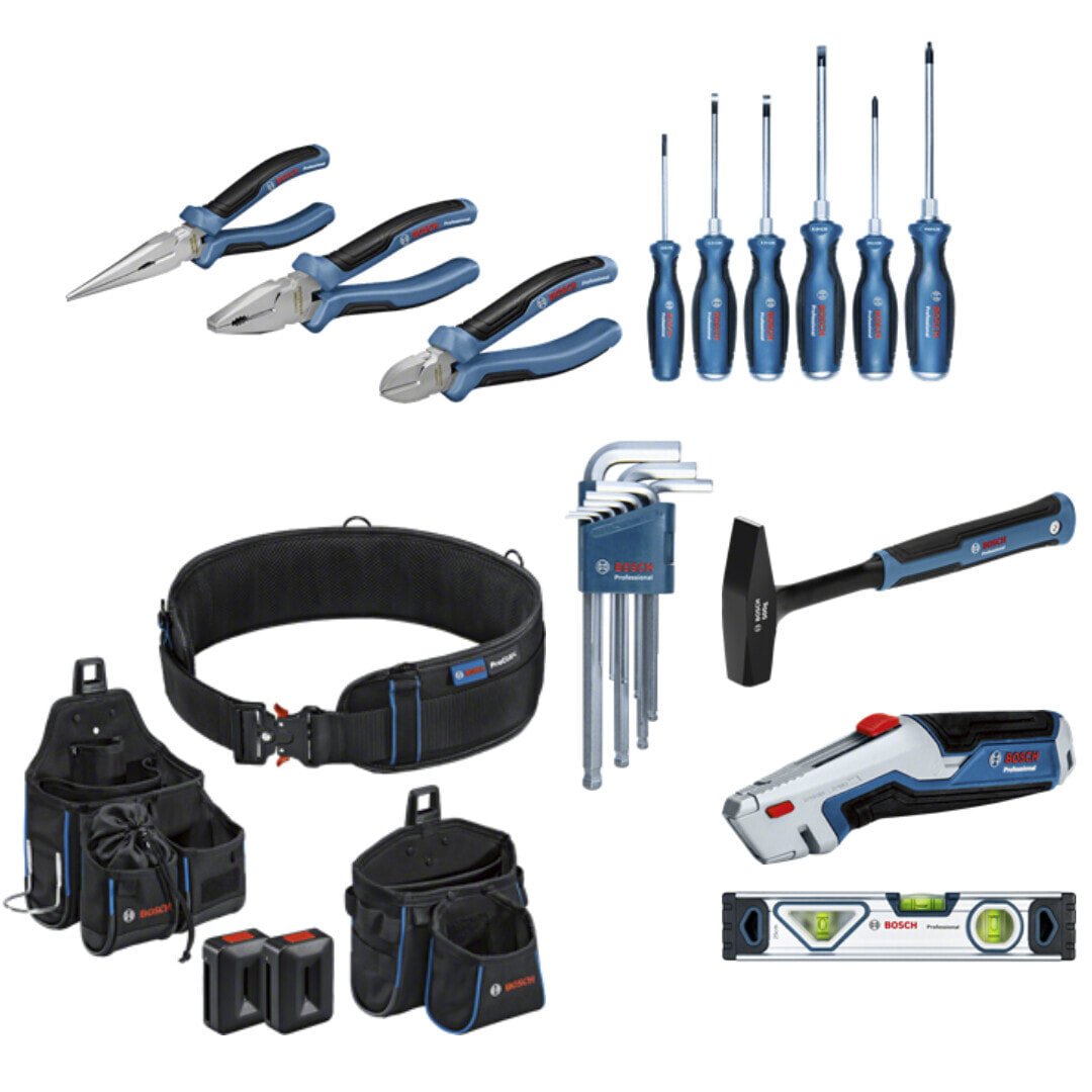 Bosch Professional Handwerkzeug STARTERSET BELT PACK 26 tlg. V108