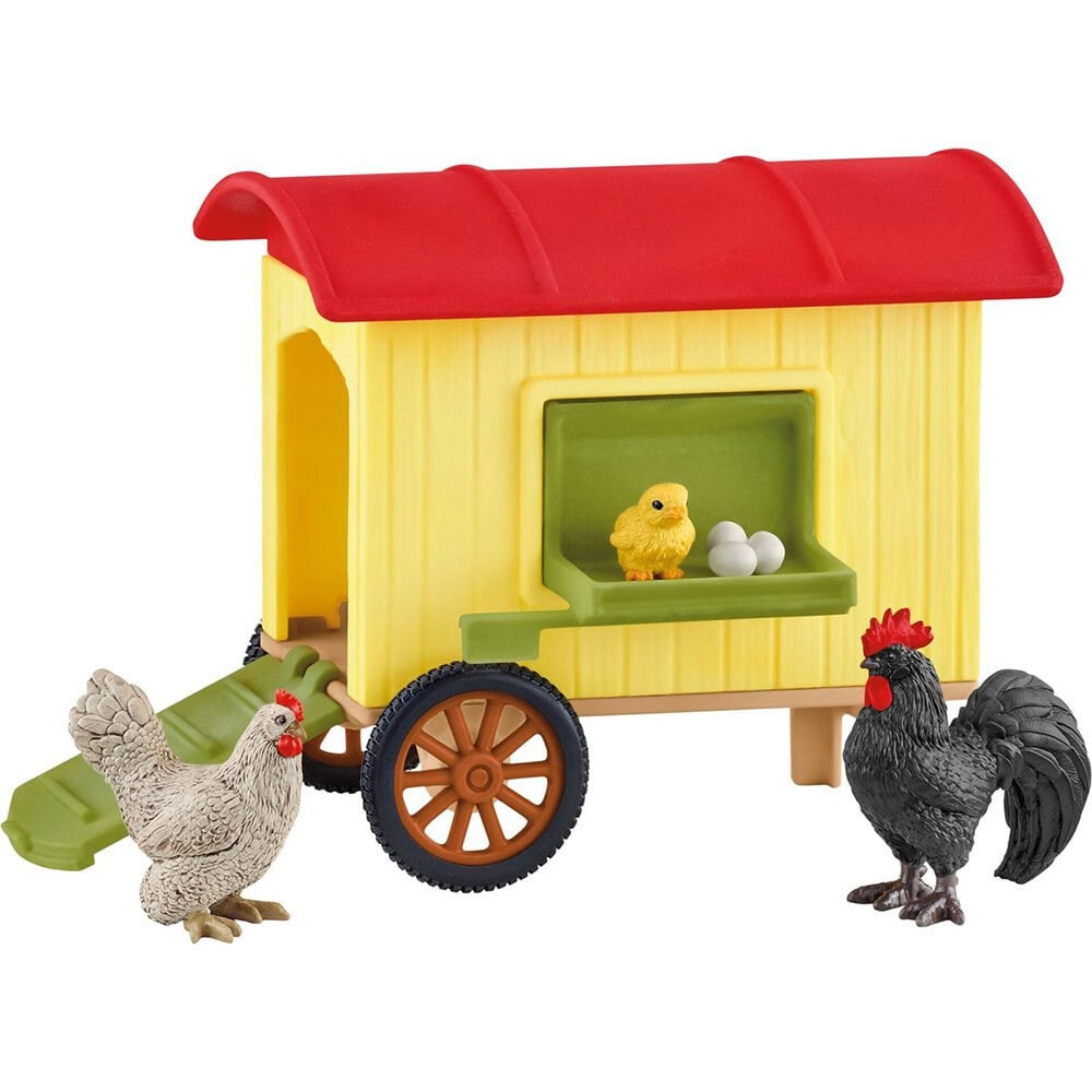 SCHLEICH 42572 Mobile Chicken Coop Toy