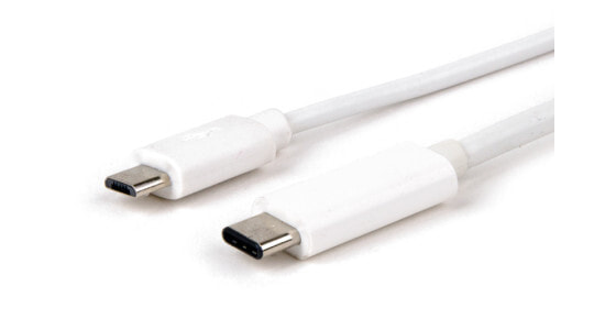 LMP 13870, 1 м, USB C, USB A, USB 3.2 поколения 2 (3.1 поколения 2), Мужской/Мужской, Белый