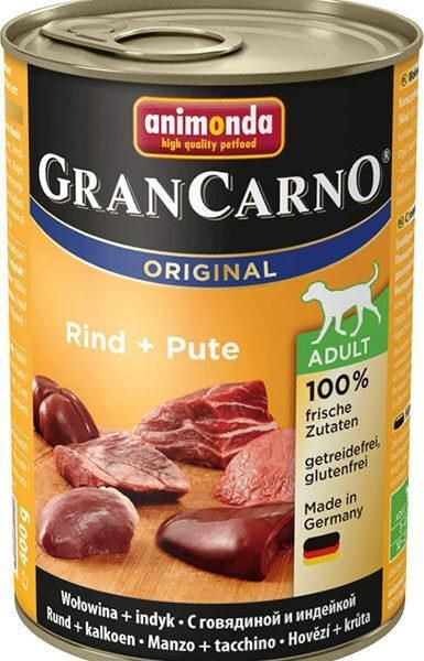 Animonda GranCarno Original Adult Wołowina i indyk 400g