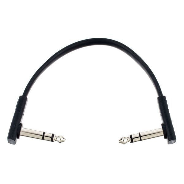 Rockboard Flat TRS Cable 15 cm BK