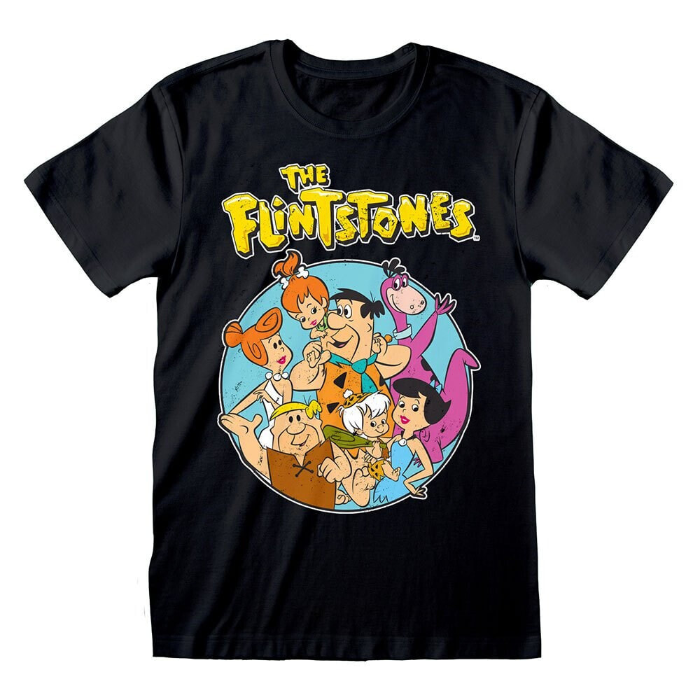 HEROES The Flintstones Family Circle Short Sleeve T-Shirt