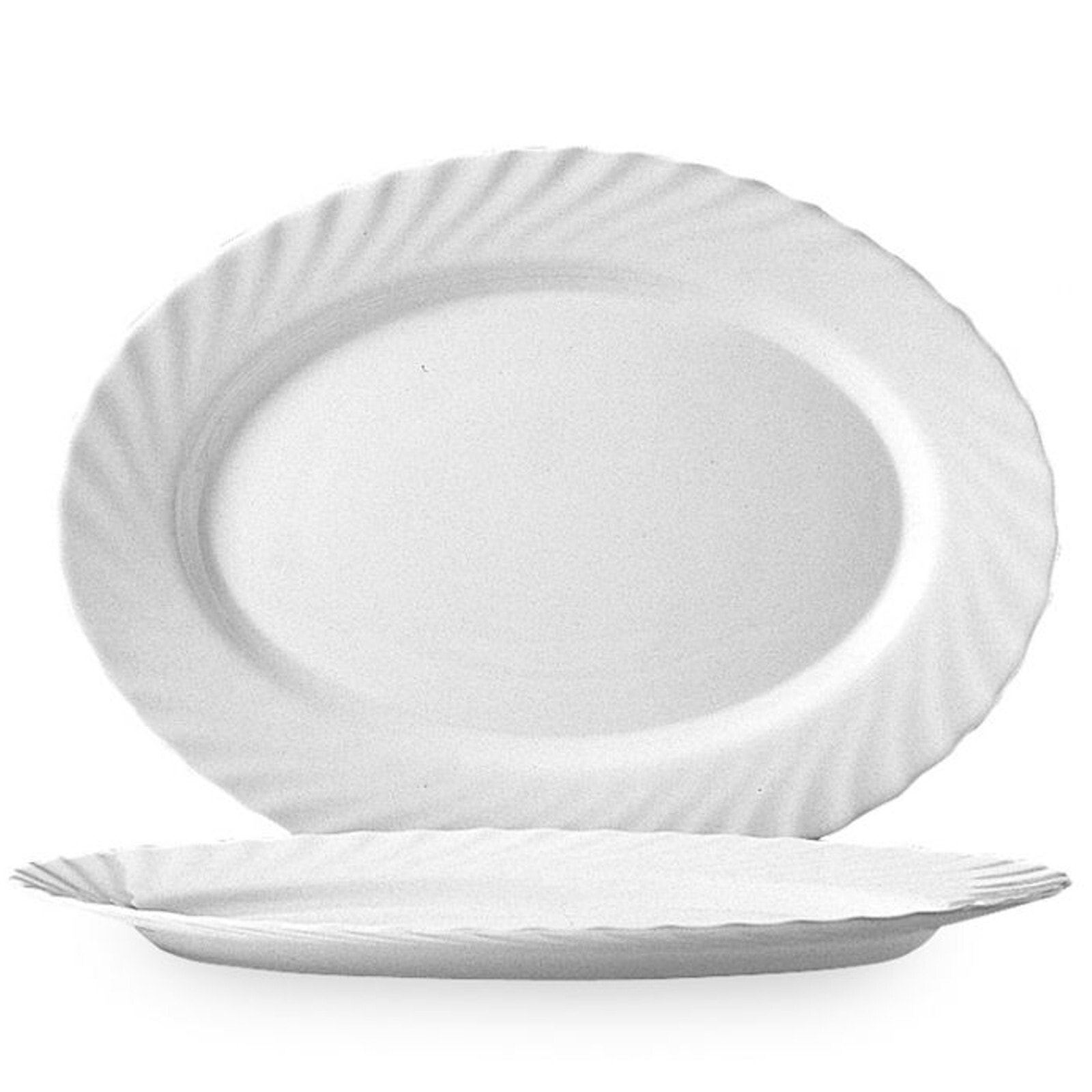 Oval platter Arcoroc TRIANON 290x214x22mm, set of 4 - Arcoroc D6891