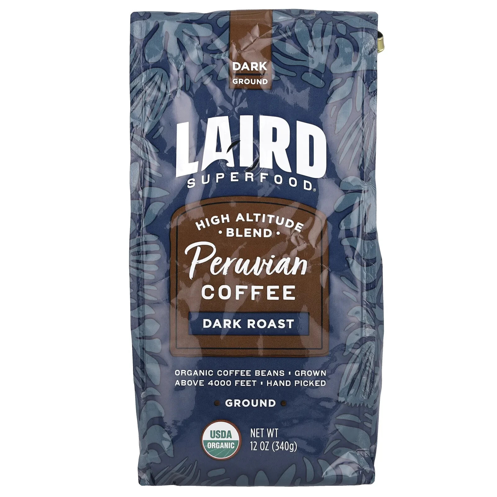 Peruvian Coffee, Ground, Dark, 12 oz (340 g)